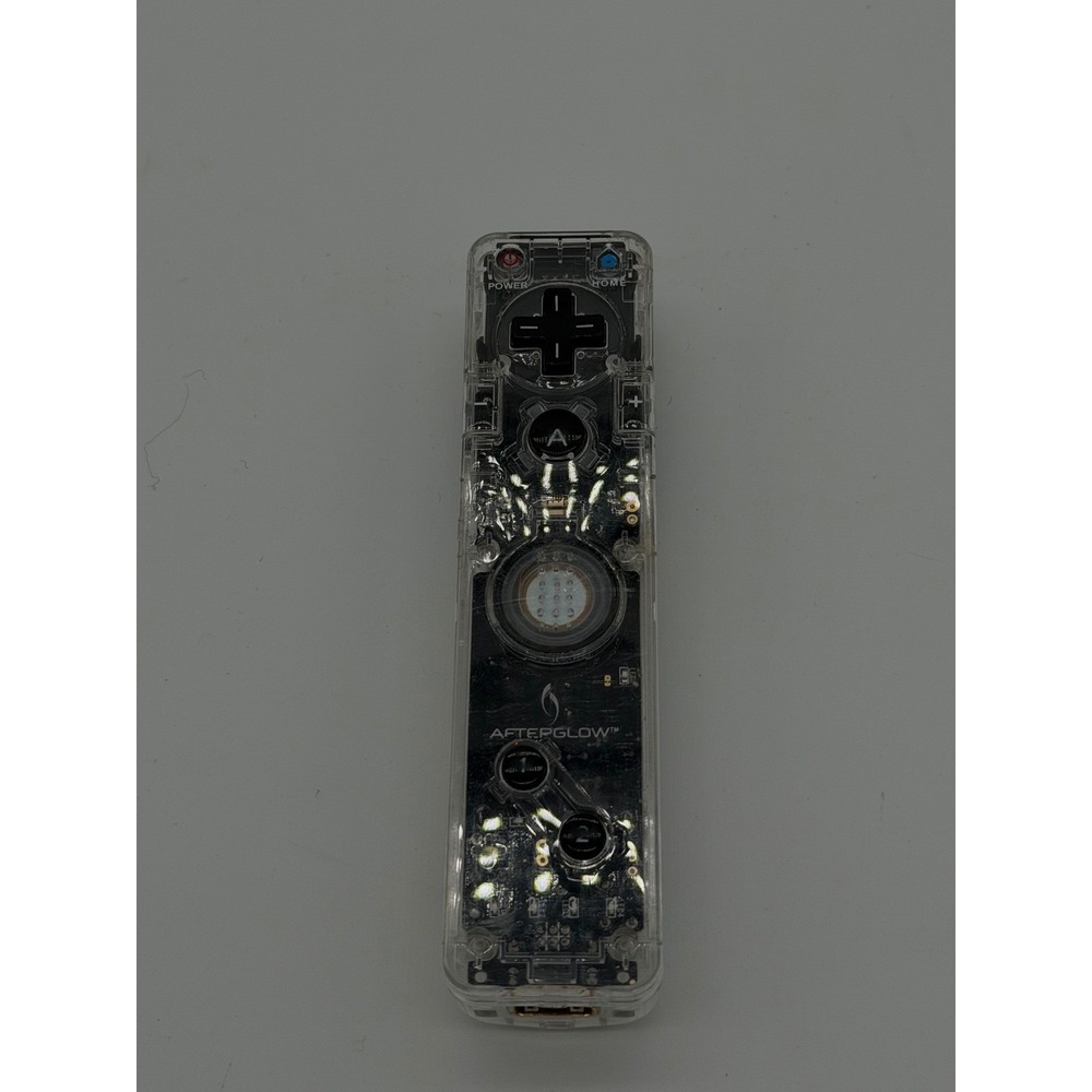 Afterglow Wii Remote Controller PDP Transparent Wireless Motion Plus PL-6410